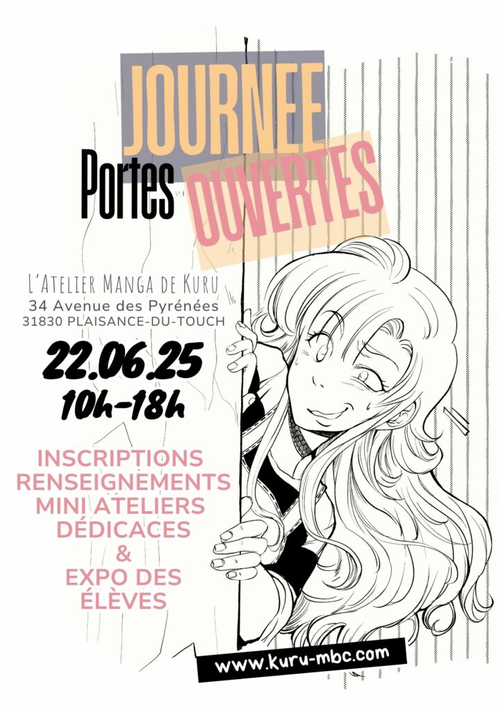journée portes ouvertes atelier manga de kuru plaisance-du-touch