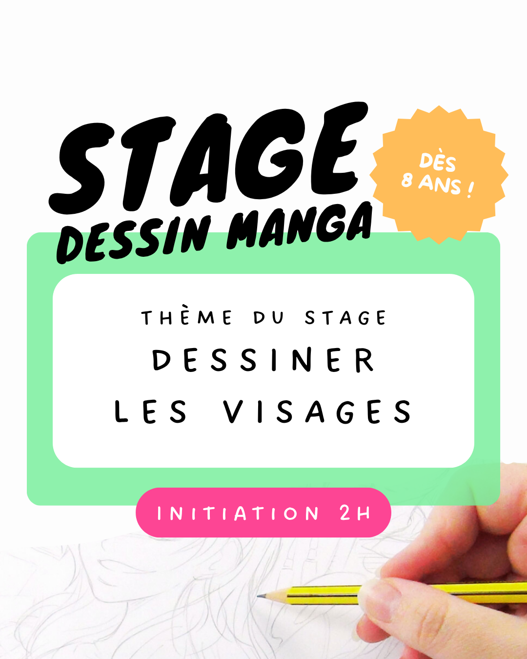 Stage Mini-Manga - Dessiner les visages