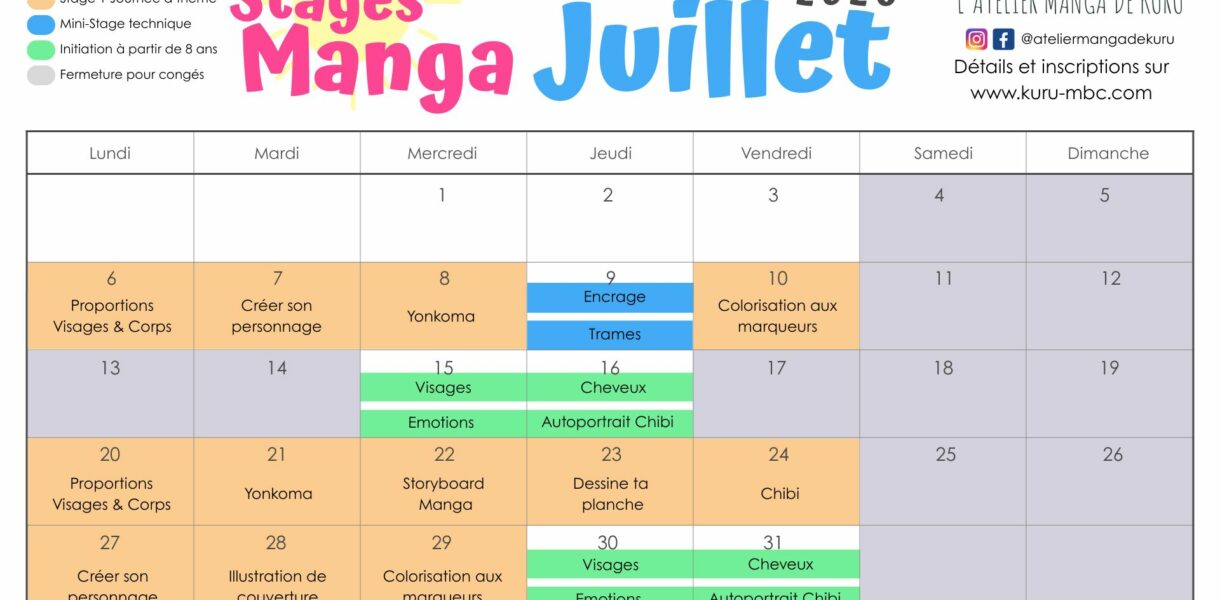 Réserver une place en stage