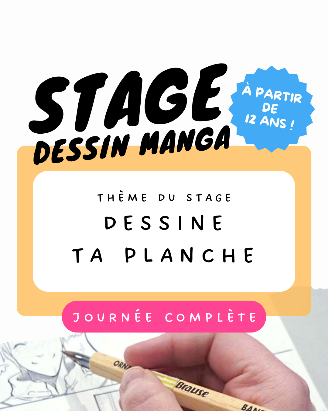 Stage Manga - Dessine ta planche