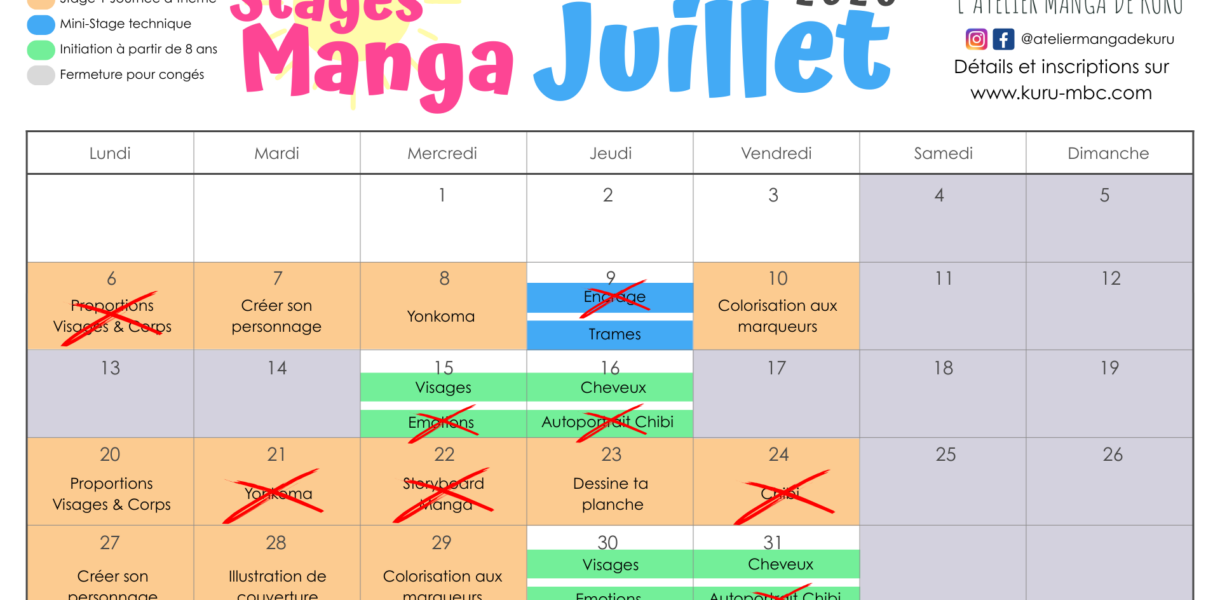 Réserver une place en stage